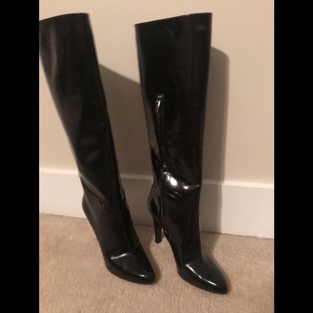 Patent leather Jimmy Choo boots